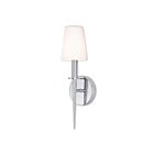 Livex Lighting Witten 41692-05 60W 1-Light Polished Chrome Wall Sconce