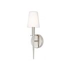Livex Lighting Witten 41692-35 60W 1-Light Polished Nickel Wall Sconce