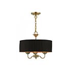 Livex Lighting 41863-04 Harrington 3-Lights 180W Black Chandelier