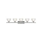 Livex Lighting 4205-91 Somerset 5-Lights 500W Brushed Nickel Bath Vanity Light