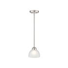 Livex Lighting 4210-91 Somerset 1-Light 100W Brushed Nickel Pendant