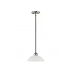 Livex Lighting 4211-91 Somerset 1-Light 100W Brushed Nickel Pendant