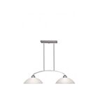Livex Lighting 4223-91 Somerset 2-Lights 200W Brushed Nickel Chandelier