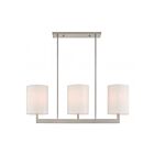 Livex Lighting 42405-91 Hayworth 3-Lights 180W Brushed Nickel Chandelier