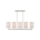 Livex Lighting 42409-91 Hayworth 5-Lights 300W Brushed Nickel Chandelier