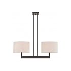 Livex Lighting 42426-07 Hayworth 2-Lights 120W Bronze Chandelier