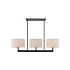 Livex Lighting 42428-07 Hayworth 3-Lights 180W Bronze Chandelier