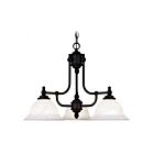 Livex Lighting 4253-04 Port 3-Lights 300W Black Chandelier