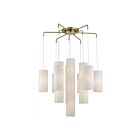 Livex Lighting 42657-01 Strathmore 15-Lights 600W Antique Brass Pendant