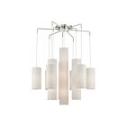 Livex Lighting 42657-91 Strathmore 15-Lights 600W Brushed Nickel Chandelier