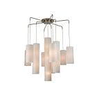 Livex Lighting 42658-91 Strathmore 15-Lights 600W Brushed Nickel Chandelier
