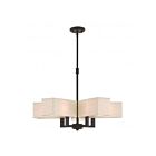 Livex Lighting 42665-07 Rubix 5-Lights 200W Bronze Chandelier