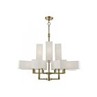 Livex Lighting 42669-01 Rubix 12-Lights 480W Antique Brass Chandelier