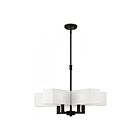 Livex Lighting 42675-04 Rubix 5-Lights 200W Black Chandelier