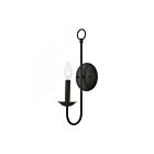 Livex Lighting Estate 42681-04 60W 1-Light Black Wall Sconce