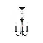 Livex Lighting 42683-91 Estate 3-Lights 180W Brushed Nickel Chandelier