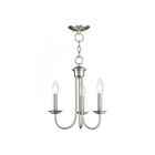 Livex Lighting 42685-01 Estate 3-Lights 180W Antique Brass Chandelier