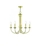 Livex Lighting 42685-04 Estate 5-Lights 300W Black Chandelier