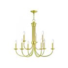 Livex Lighting 42687-04 Estate 9-Lights 540W Black Chandelier