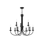 Livex Lighting 42687-07 Estate 9-Lights 540W Bronze Chandelier