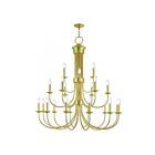 Livex Lighting 42688-04 Estate 21-Lights 840W Black Chandelier