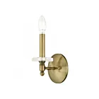 Livex Lighting Bennington 42701-01 60W 1-Light Antique Brass Wall Sconce