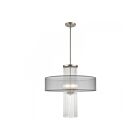 Livex Lighting 42805-91 Alexis 4-Lights 240W Brushed Nickel Pendant