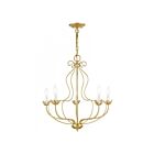 Livex Lighting 42905-33 Katarina 5-Lights 300W Soft Gold Chandelier