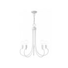 Livex Lighting 42925-03 Bari 5-Lights 300W White Chandelier