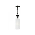 Livex Lighting 42981-04 Brookdale 1-Light 40W Black Pendant