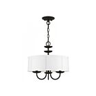 Livex Lighting 42983-04 Brookdale 3-Lights 180W Black Chandelier