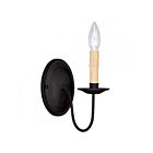 Livex Lighting Heritage 4451-04 60W 1-Light Black Wall Sconce