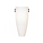 Livex Lighting Coronado 4480-99 100W 1-Light Bronze & Brushed Nickel Wall Sconce