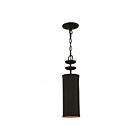 Livex Lighting 45121-04 Winchester 1-Light 40W Black Pendant