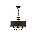 Livex Lighting 45125-04 Winchester 3-Lights 180W Black Chandelier