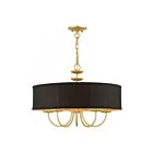 Livex Lighting 42683-04 Estate 5-Lights 300W Black Chandelier