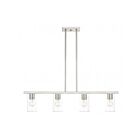 Livex Lighting 45474-91 Zurich 4-Lights 400W Brushed Nickel Chandelier