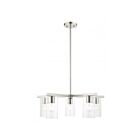 Livex Lighting 45475-91 Zurich 5-Lights 500W Brushed Nickel Chandelier