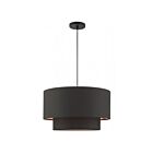 Livex Lighting 45618-04 Sentosa 3-Lights 180W Black Pendant