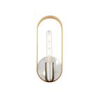 Livex Lighting Ravena 45762-91 60W 1-Light Brushed Nickel Wall Sconce