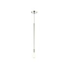 Livex Lighting 45831-91 Prague 1-Light 60W Brushed Nickel Pendant