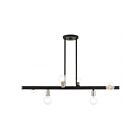 Livex Lighting 45866-12 Bannister 6-Lights 360W Satin Brass Chandelier