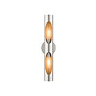 Livex Lighting Novato 45892-91 120W 2-Lights Brushed Nickel Wall Sconce