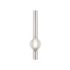 Livex Lighting Acra 45911-91 40W 1-Light Brushed Nickel Wall Sconce
