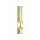 Livex Lighting Acra 45912-12 80W 2-Lights Satin Brass Wall Sconce