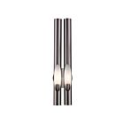 Livex Lighting Acra 45912-46 80W 2-Lights Black Chrome Wall Sconce