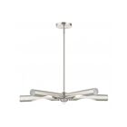 Livex Lighting 45917-46 Acra 5-Lights 200W Black Chrome Chandelier