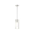 Livex Lighting 45951-91 Soma 1-Light 60W Brushed Nickel Pendant
