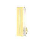 Livex Lighting Soma 45953-12 60W 1-Light Satin Brass Wall Sconce