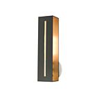 Livex Lighting Soma 45953-14 60W 1-Light Textured Black with Brushed Nickel Accents Wall Sconce